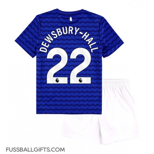 Everton Kiernan Dewsbury-Hall #22 Fußballbekleidung Heimtrikot Kinder 2025-26 Kurzarm (+ kurze hosen)